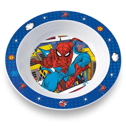 Marvel Spiderman Kinder Geschirr-Set 3 teilig Becher Teller Schüssel - WS-Trend.de