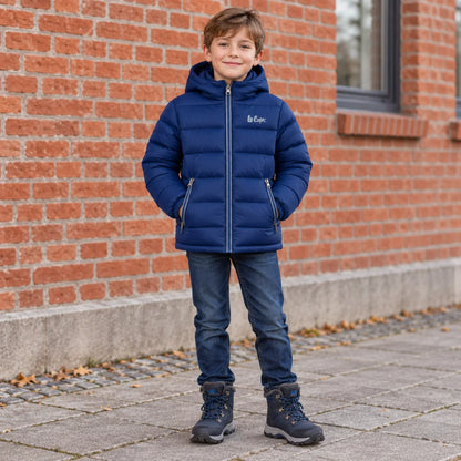 Lee Cooper Kinder Jungen Winterjacke Jacke mit Kapuze Parka Gr. 104-164 - WS-Trend.de