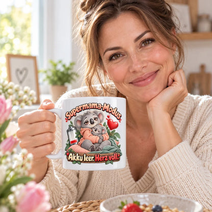WS-Trend Koalamama Kaffeetasse Keramik 330 ml Mama Geschenk mit Spruch - WS-Trend.de