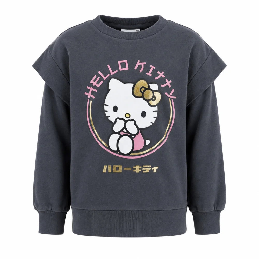Hello Kitty Mädchen Kinder Sweater Pullover - WS-Trend.de