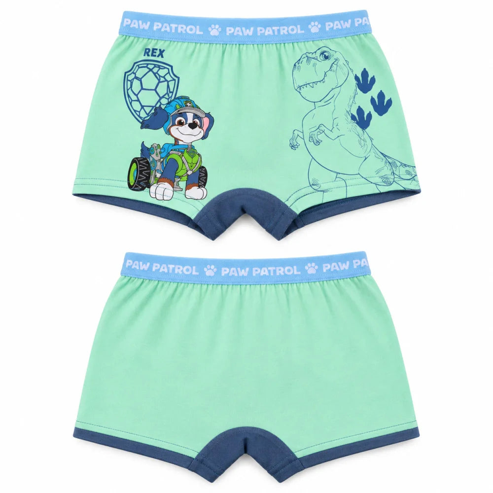Paw Patrol Dino Film Jungen Boxershorts Unterhose 2er Pack Gr. 98-128 - WS-Trend.de