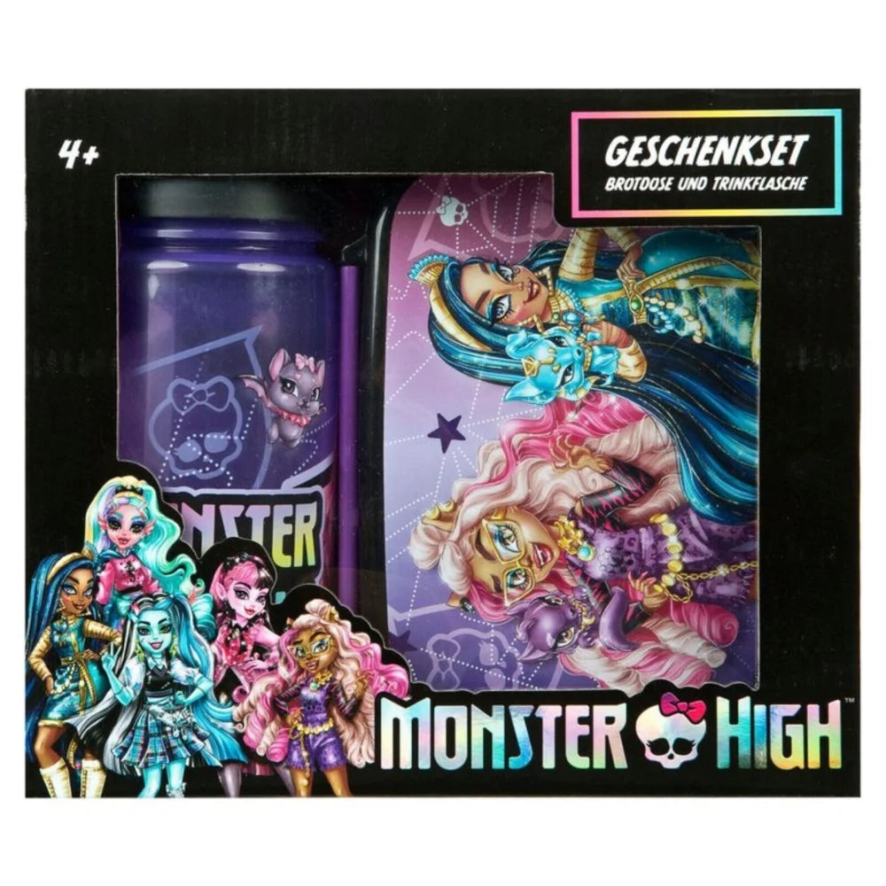 Monster High girls 2 tlg Lunch Set Brotdose Trinkflasche 500 ml Geschenk - WS-Trend.de