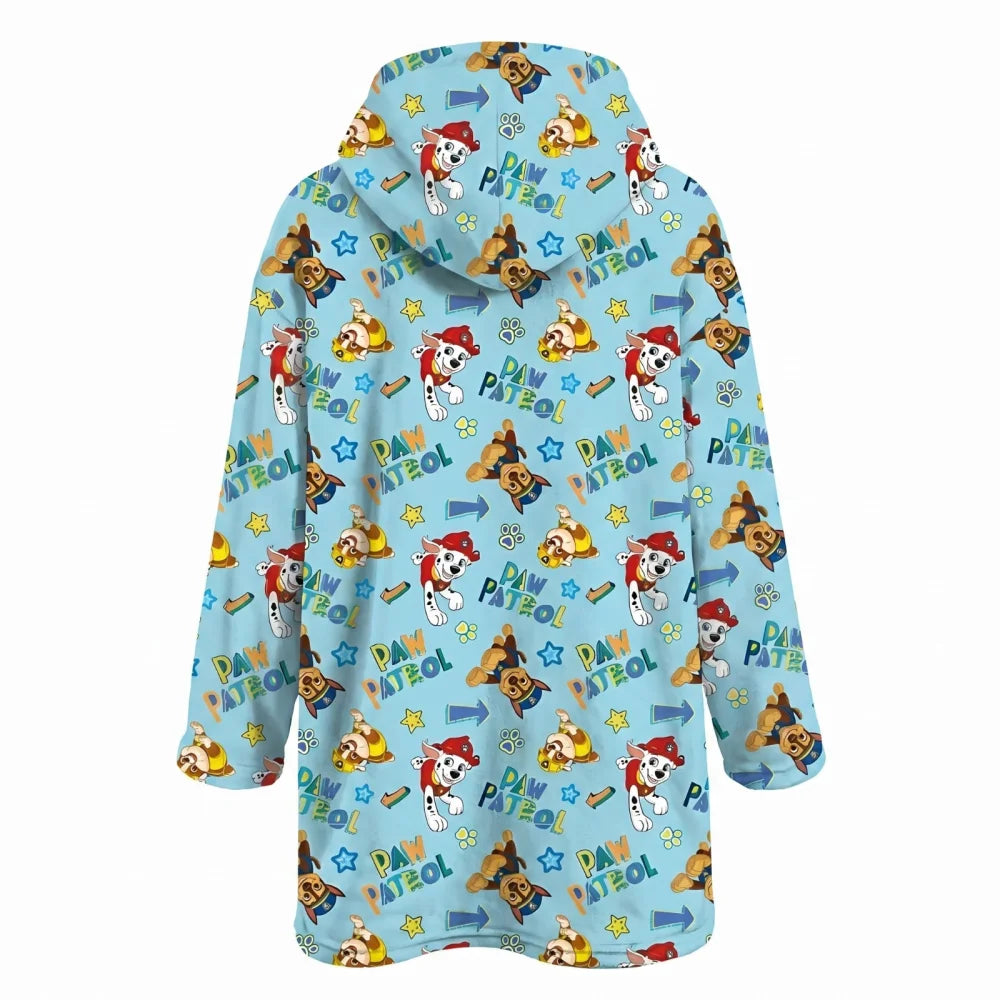 Paw Patrol Kuschelponcho mit Kapuze und Tasche 3-6 Jahre - WS-Trend.de