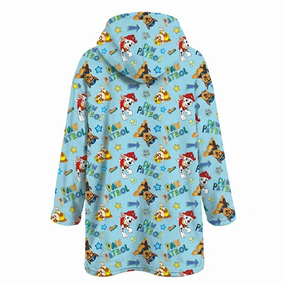Paw Patrol Kuschelponcho mit Kapuze und Tasche 3-6 Jahre - WS-Trend.de
