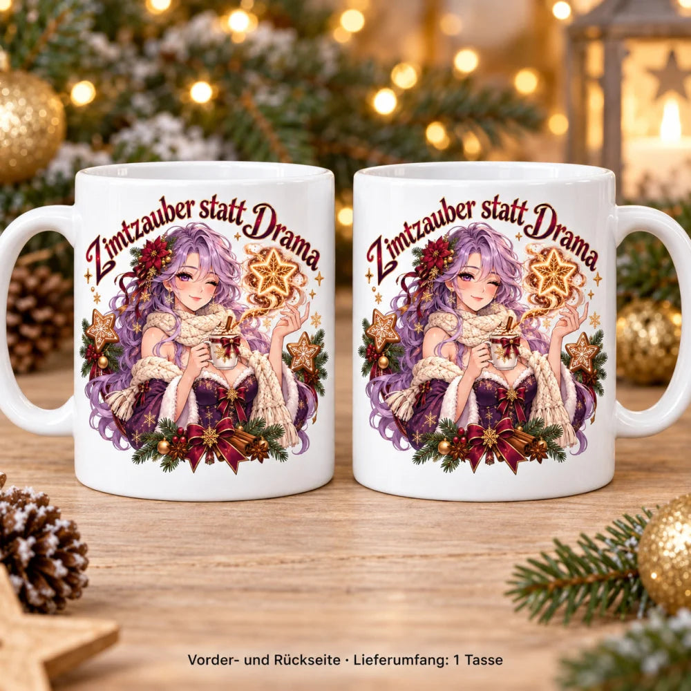 WS-Trend Zimtzauber Anime Tasse Keramik 330 ml mit Spruch als Geschenk - WS-Trend.de