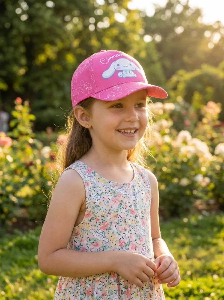 Hello Kitty Cinnamoroll Kinder Basecap Baseball Kappe und Sonnenbrille Gr. 52-54 - WS-Trend.de