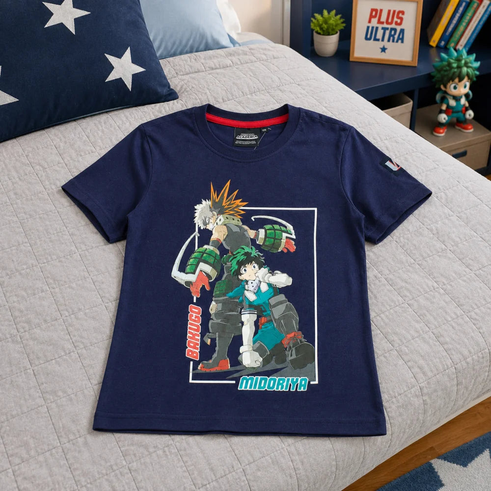 Anime My Hero Academia T-Shirt Kurzarm Shirt Gr. 152 100% Baumwolle - WS-Trend.de