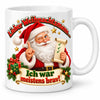 WS-Trend Meistens brav Weihnachtsmann Tasse 330 ml Geschenk mit Spruch