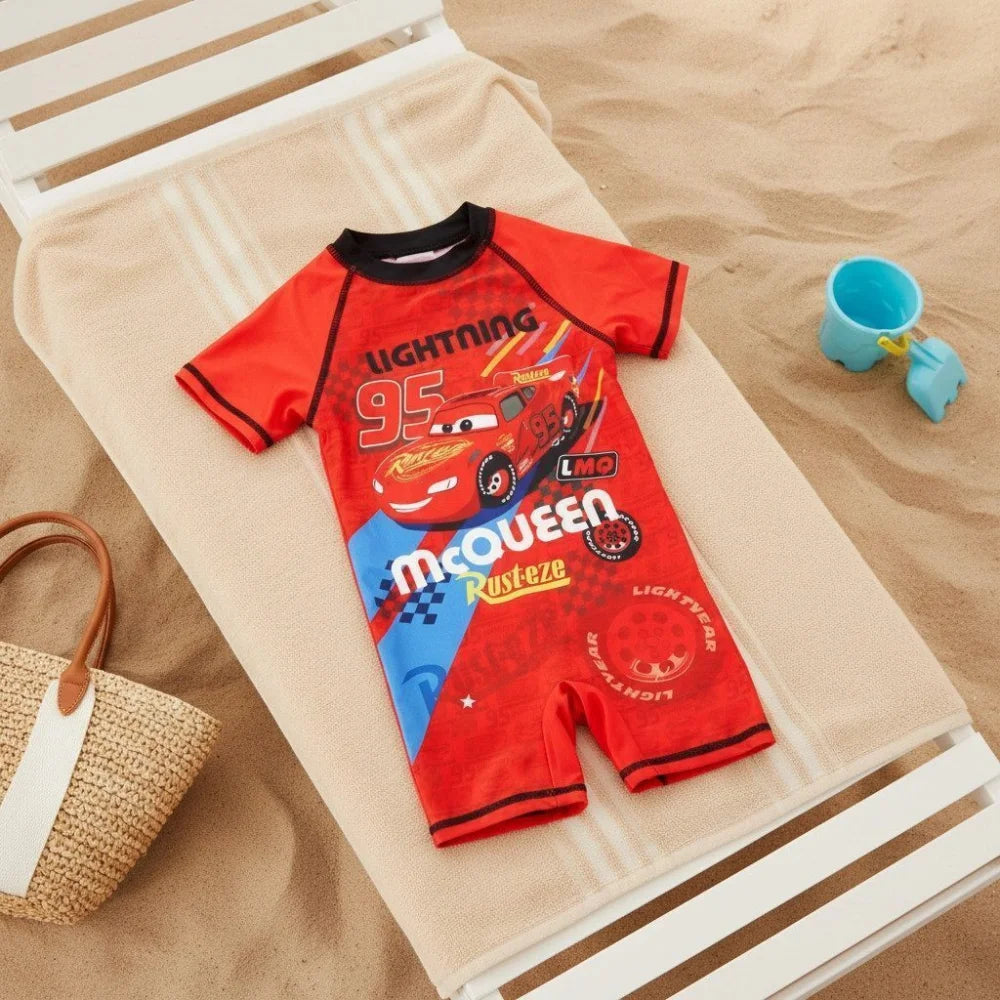 Disney Cars Lightning Mc Queen Jungen Badeanzug Schwimmanzug - WS-Trend.de