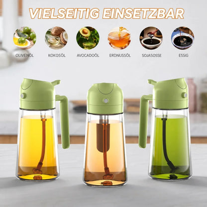 2-in-1-Ölspender und Ölsprüher Ölspenderflasche für Küchenspray 470 ml - WS-Trend.de
