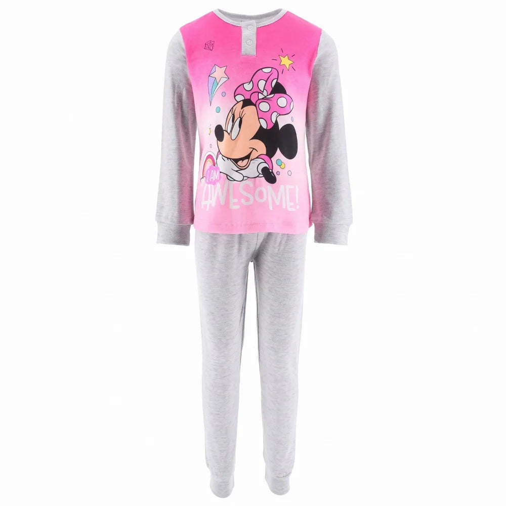 Disney Minnie Maus Mädchen Kinder Schlafanzug Pyjama lang Gr. 98 - 128 - WS-Trend.de