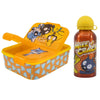 Mikecrack 2 tlg Kinder Set 3 Kammern Brotdose Alu-Trinkflasche 400 ml