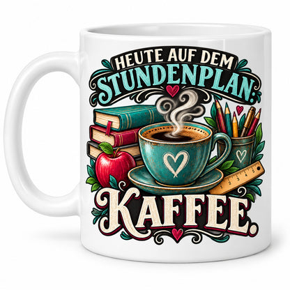 Lehrer Tasse Keramik 330 ml Geschenk Lehrerin Unterricht Spruch Kaffee