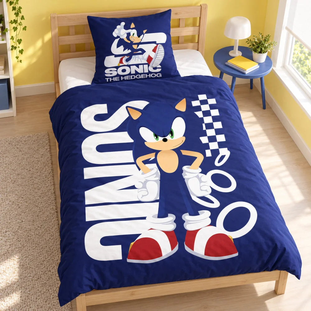Sonic Wendebettwäsche 2-teilig 135-140x200 + 65x65 cm - WS-Trend.de