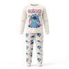 Disney Stitch Kinder Mädchen langarm Schlafanzug Pyjama 104-128 - 100% Baumwolle