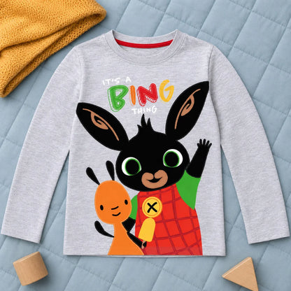 Bing Jungen Langarmshirt Blau oder Grau Größen 92–116 - WS-Trend.de