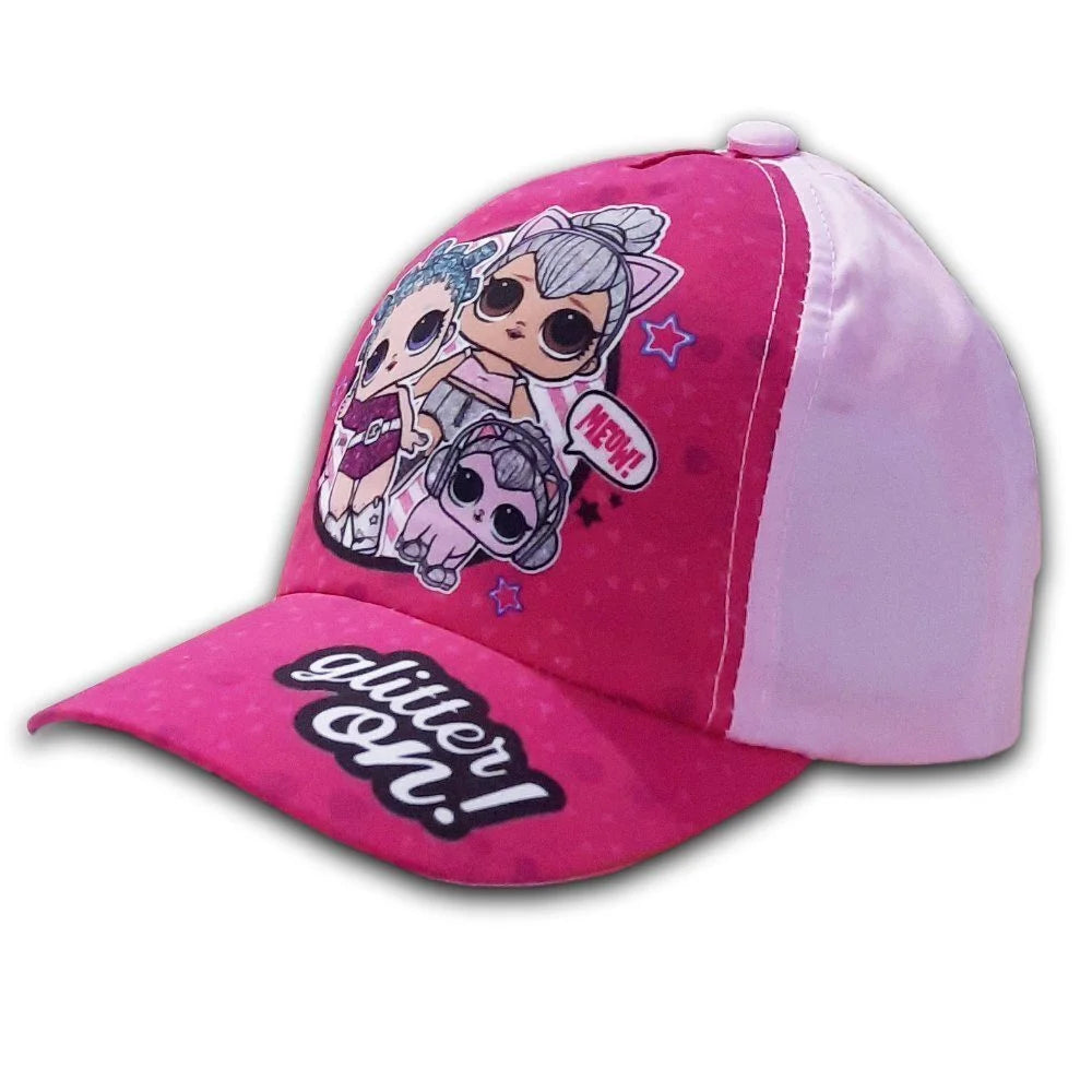 LOL Surprise Glitter ON! Kinder Mädchen Basecap Gr. 52 bis 54 - WS-Trend.de
