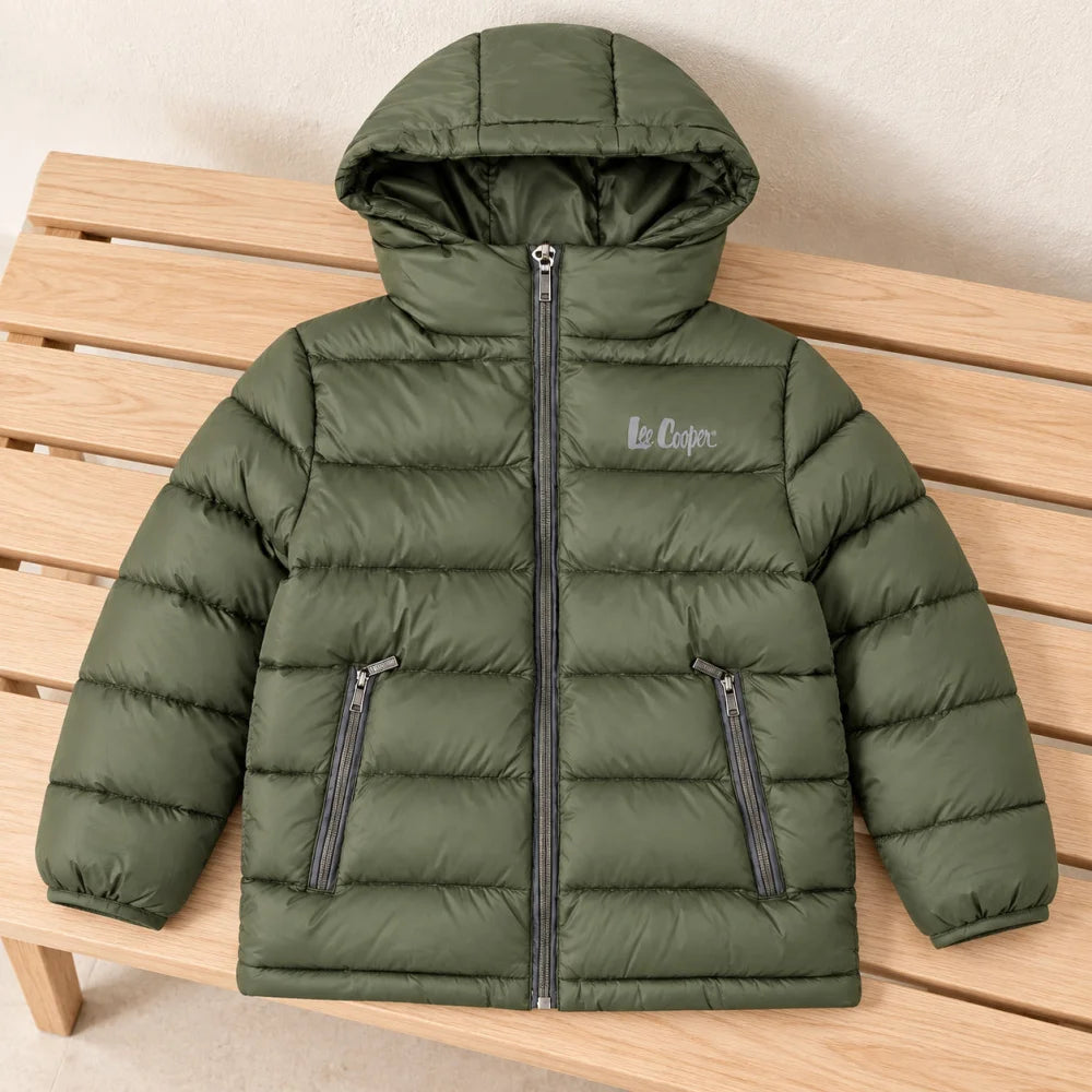 Lee Cooper Kinder Jungen Winterjacke Jacke mit Kapuze Parka Gr. 104-164 - WS-Trend.de