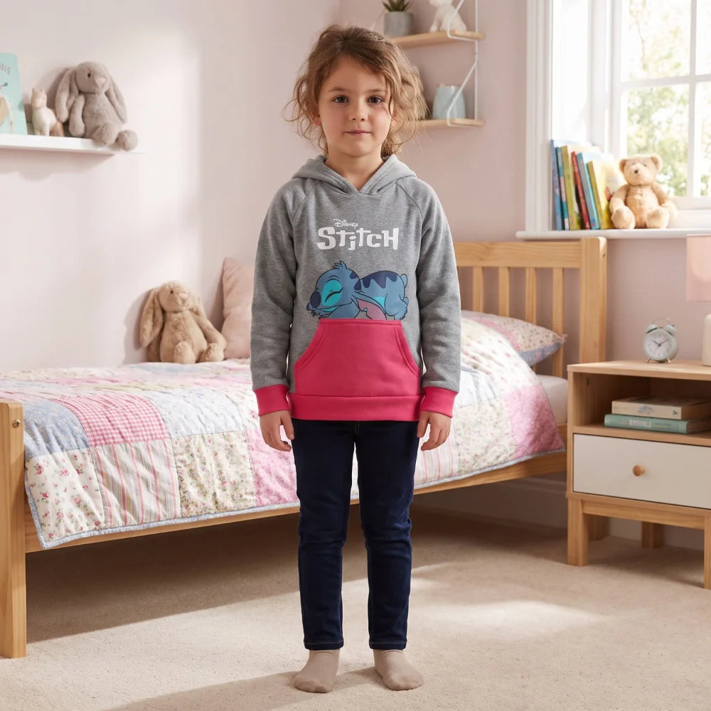 Kapuzenpullover Disney Lilo u Stitch Kinder Fleece Hoodie Pulli - WS-Trend.de