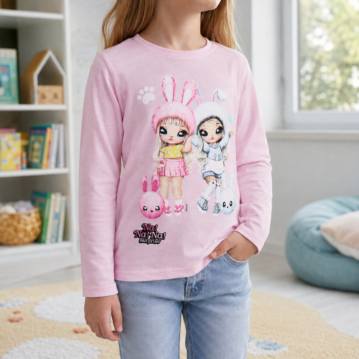 Print-Shirt Na!Na!Na! Surprise NA!Na! Surprise Girls Kinder Mädchen Langarmshirt Shirt 100% Baumwolle