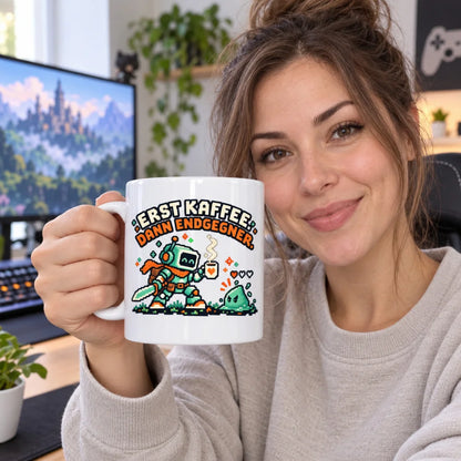 WS-Trend Gamer Motivtasse Keramik 330 ml mit Spruch 10 Motive zur Wahl - WS-Trend.de