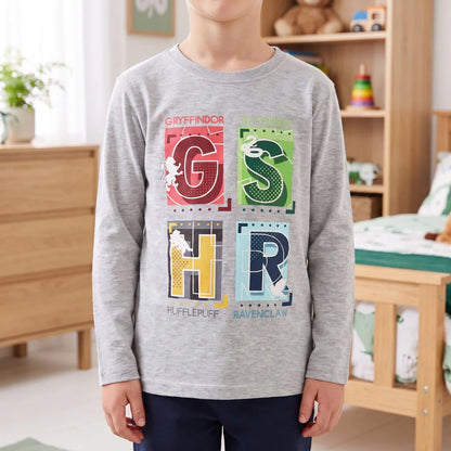 Harry Potter Hogwarts Gryffindor Jungen langarm T-Shirt Shirt Gr. 104-134 - WS-Trend.de