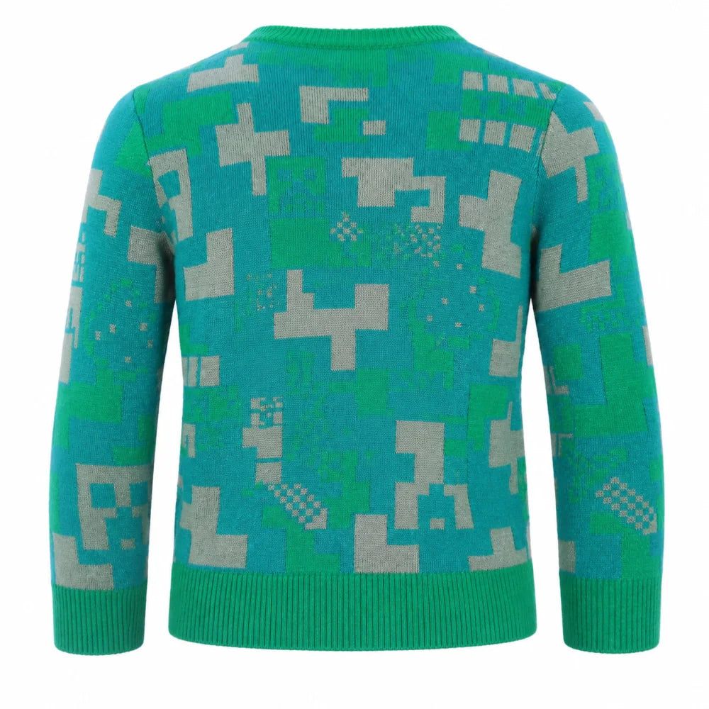 Sweater Minecraft Gamer Creeper Kinder Jungen Pulli Pullover - WS-Trend.de