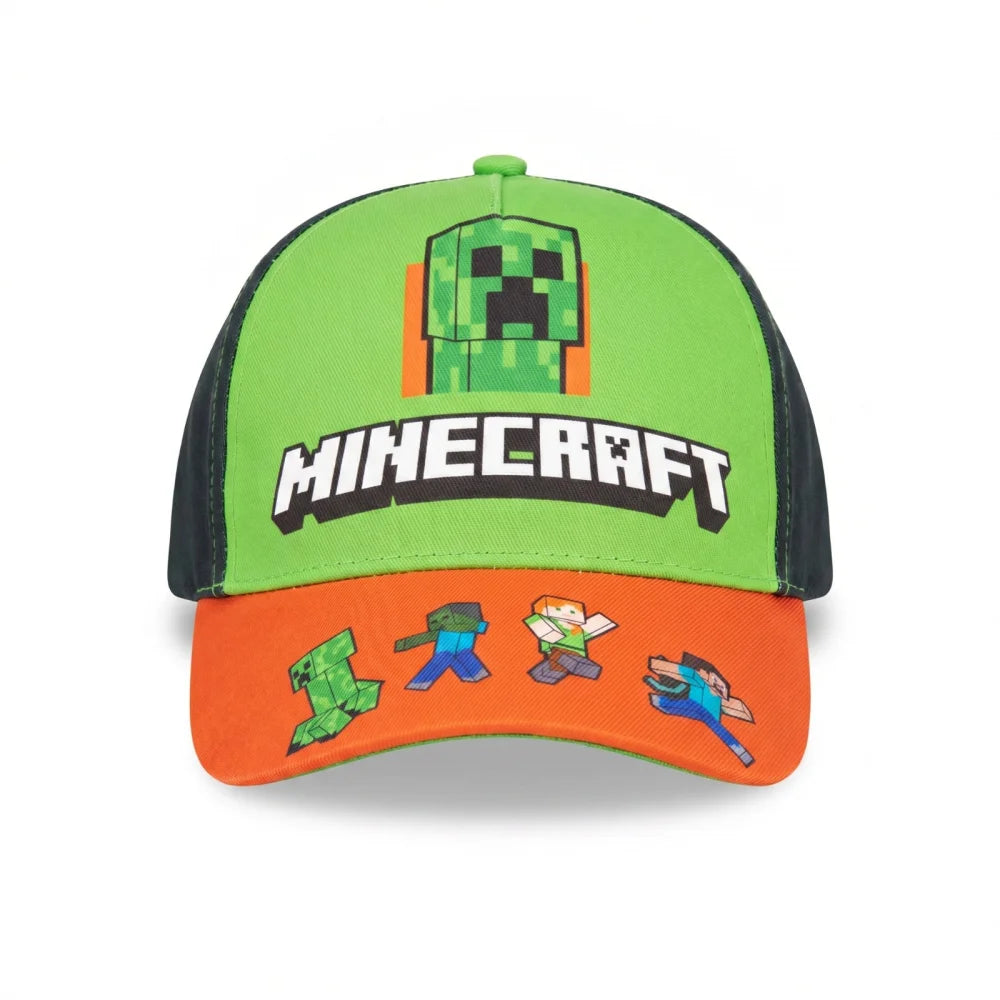 Minecraft Creeper Jungen Basecap Baseball Kappe Mütze Gr. 54 bis 56 - WS-Trend.de