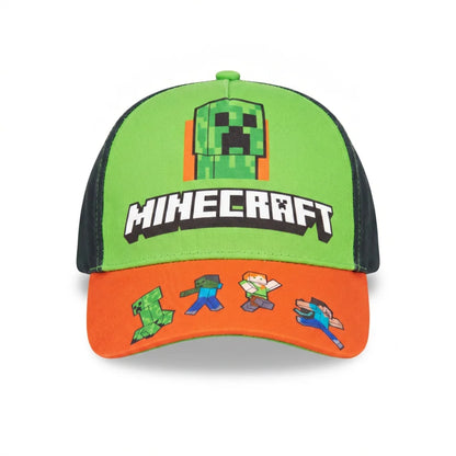 Minecraft Creeper Jungen Basecap Baseball Kappe Mütze Gr. 54 bis 56 - WS-Trend.de