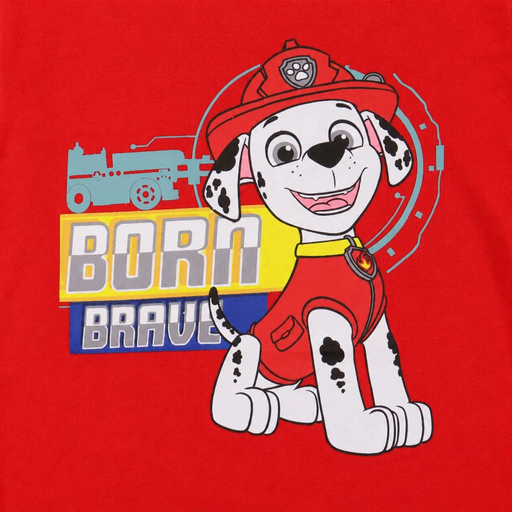 Paw Patrol Jungen Kinder langarm Shirt Marshall 100% Baumwolle - WS-Trend.de