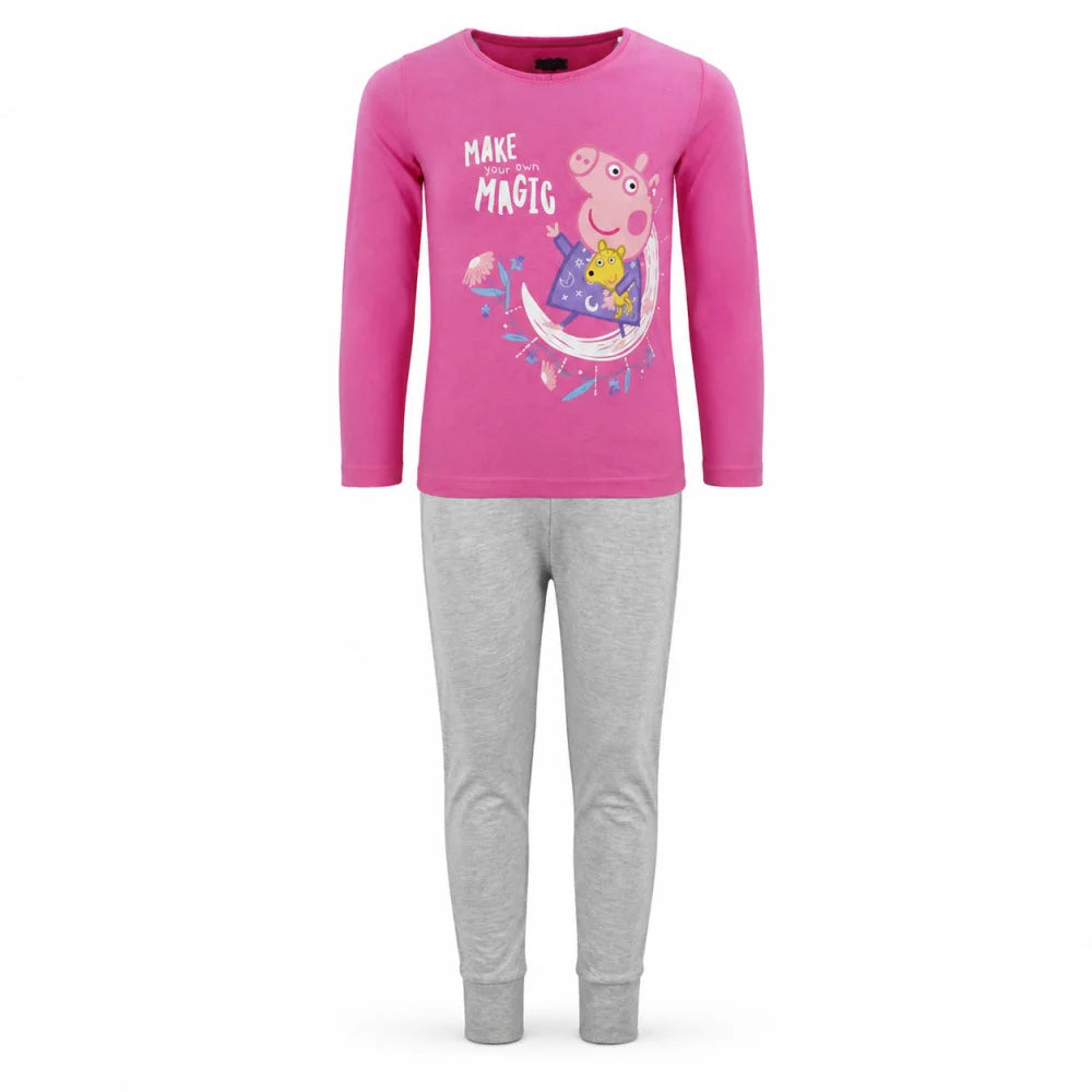 Peppa Wutz Pig Kinder Mädchen Schlafanzug Pyjama Gr. 92 bis 116 - WS-Trend.de