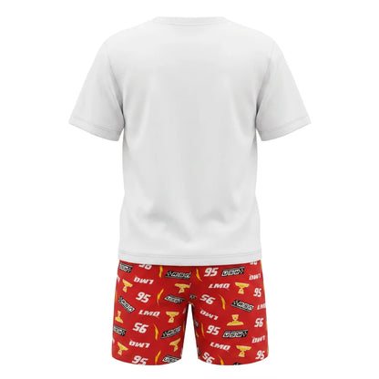 Disney Cars 3 Lightning McQueen Kinder kurzarm Pyjama Schlafanzug 98-128 - WS-Trend.de