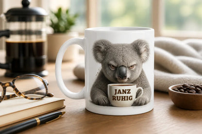 Lustige Tiertasse mit Spruch 325 ml – 15 Tiermotive Geschenkidee Büro - WS-Trend.de