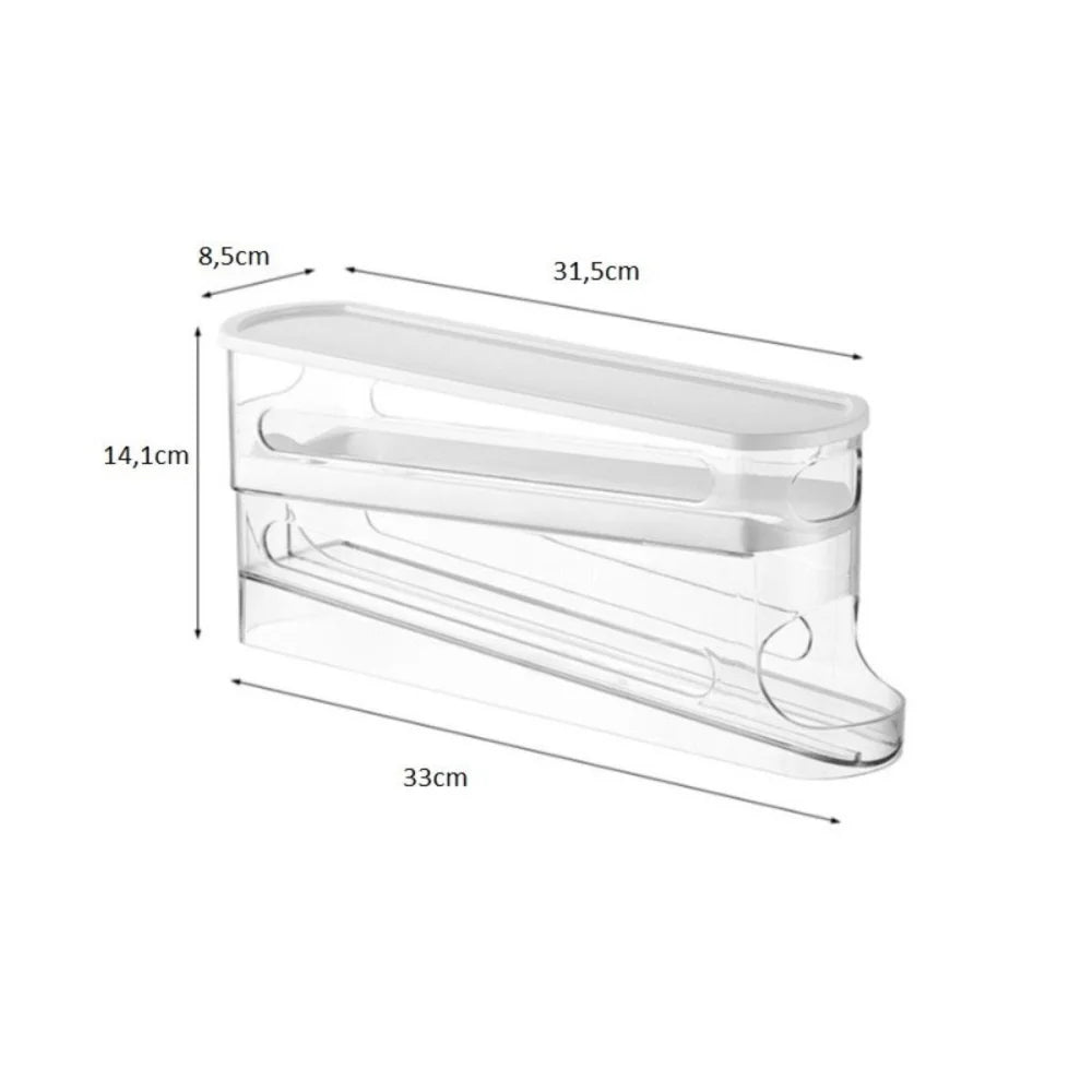 Eierkorb 12 Eier Organizer Aufbewahrung Eierhalter Kühlschrank Eierbox - WS-Trend.de