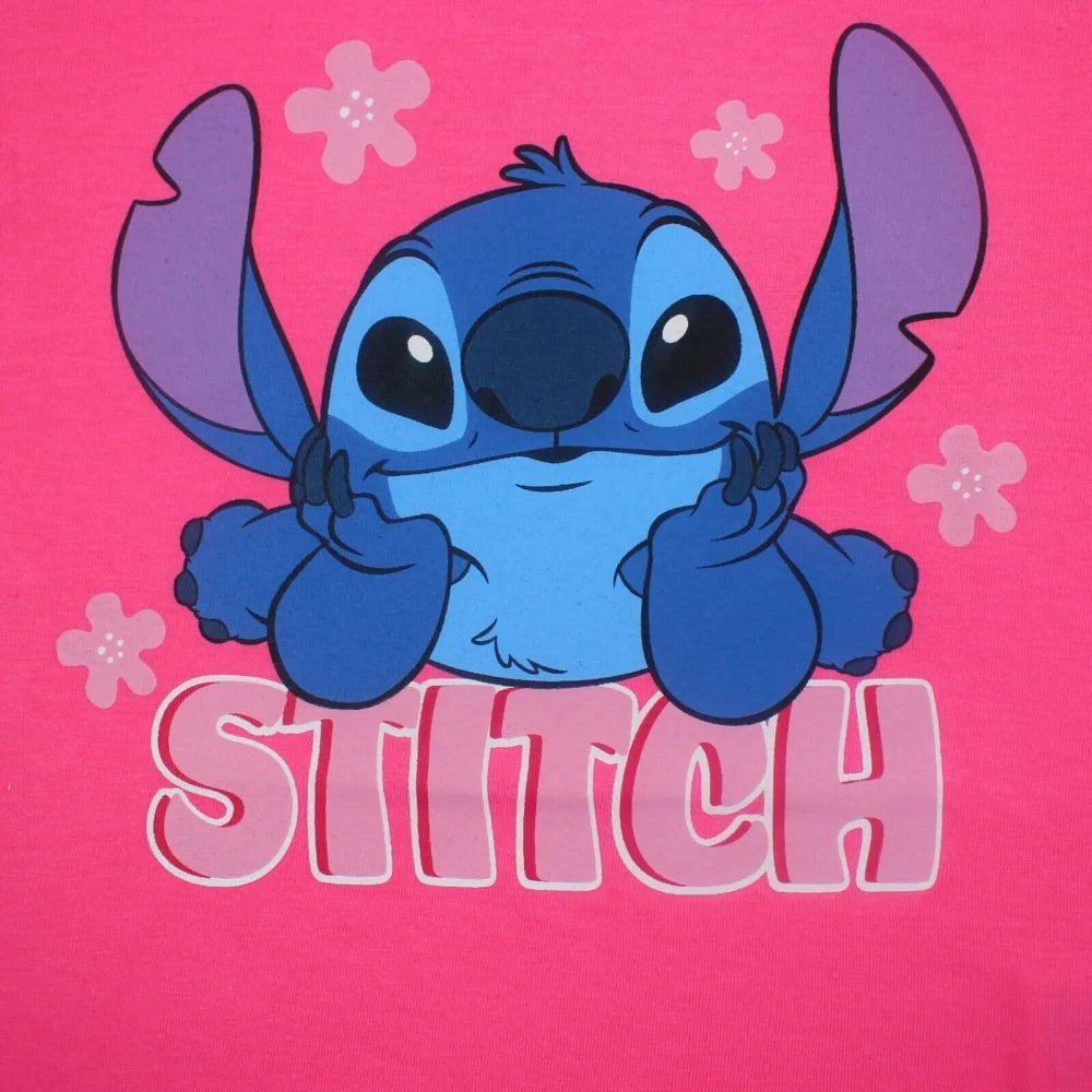 Disney Stitch Kinder Mädchen T-Shirt Kurzarm Shirt Gr. 98 bis 128 Baumwolle - WS-Trend.de
