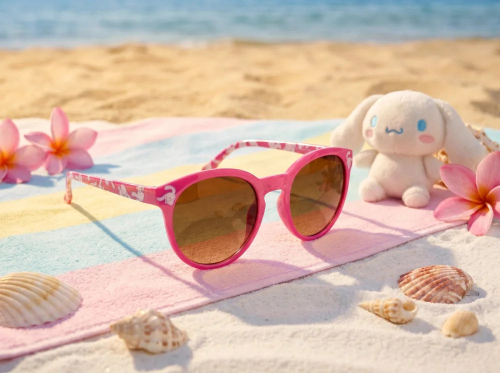 Hello Kitty Cinnamoroll Kinder Basecap Baseball Kappe und Sonnenbrille Gr. 52-54 - WS-Trend.de