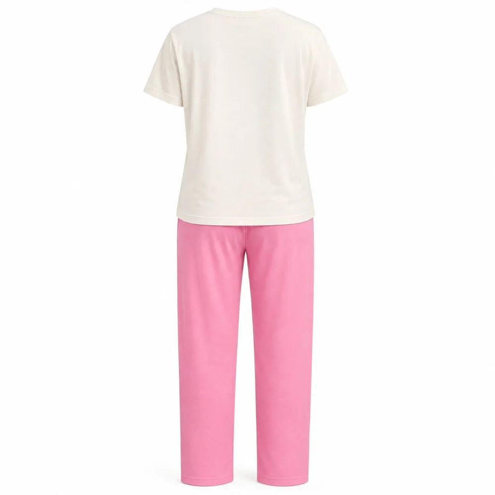 Hello Kitty Damen Pyjama Schlafanzug Hose Shirt S-XL 100% Baumwolle - WS-Trend.de