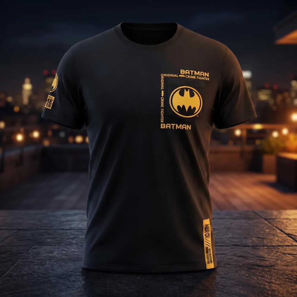 Print-Shirt DC Comics Batman Herren T-Shirt Kurzarm XS–XL 100% Baumwolle - WS-Trend.de