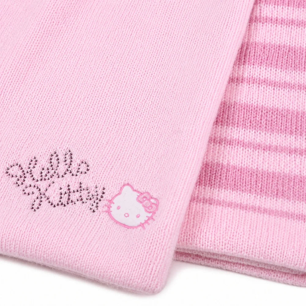 Hello Kitty Kinder Mädchen Winter Schals 3er Set 120 x 20 cm - WS-Trend.de
