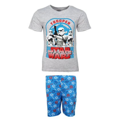 Star Wars Strom Trooper Jungen Kinder kurzarm Pyjama Schlafanzug 98-110 - WS-Trend.de