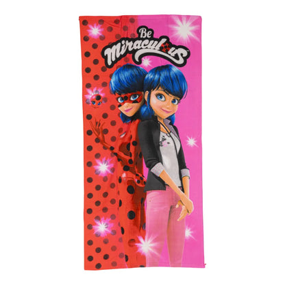 Ladybug Miraculous - Handtuch Badehandtuch Badetuch XL Strandtuch 70 x 140 cm - WS-Trend.de