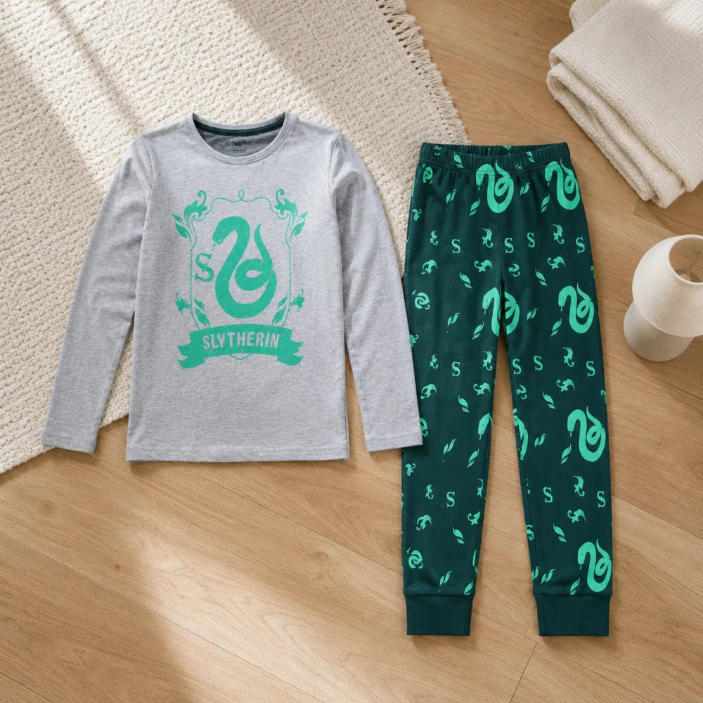 Harry Potter Gryffindor Slytherin Mädchen Pyjama - WS-Trend.de
