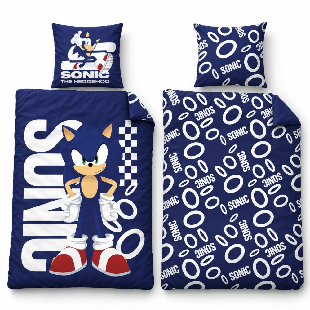 Sonic Wendebettwäsche 2-teilig 135-140x200 + 65x65 cm - WS-Trend.de