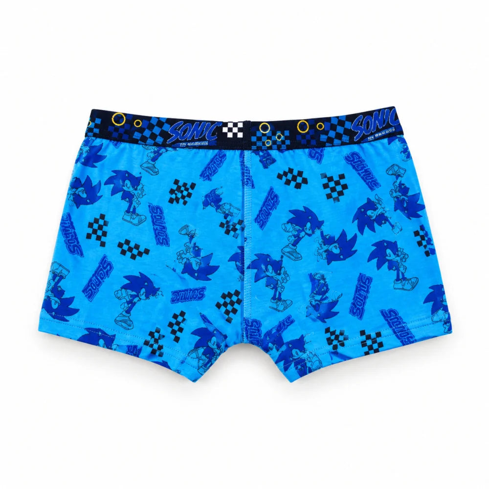 Sonic the Hedgehog Jungen Boxershorts Unterhose 2er Pack Gr. 98-128 - WS-Trend.de