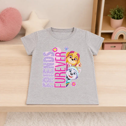 Paw Patrol Skye Everes Kinder T-Shirt Shirt Grau 98 bis 128 für Mädchen - WS-Trend.de