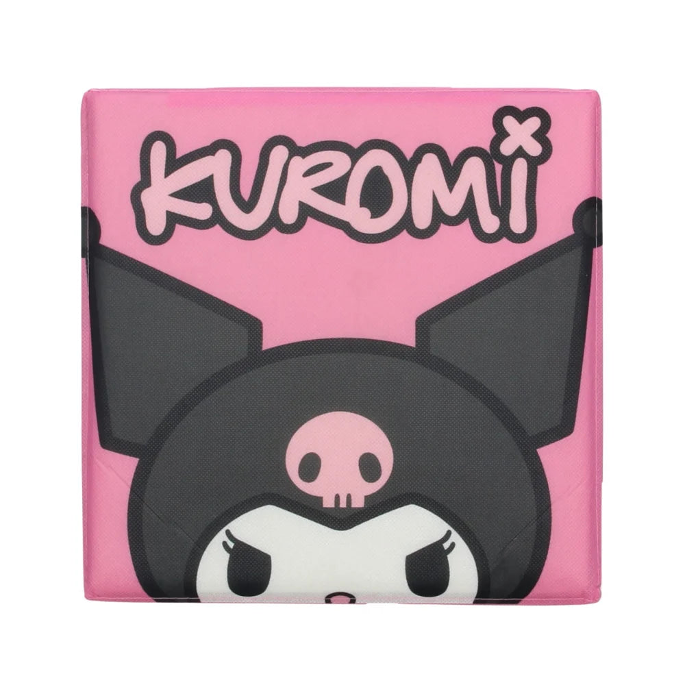 Hello Kitty Kuromi Kinder Spielzeug Korb Spielzeugkorb Deckel 30x30x30 cm - WS-Trend.de
