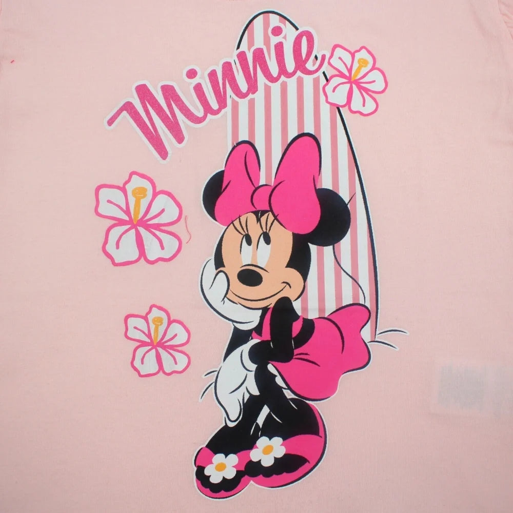 Disney Minnie Maus Kinder Mädchen T-Shirt Kurzarm Shirt Gr. 98-128 Baumwolle - WS-Trend.de