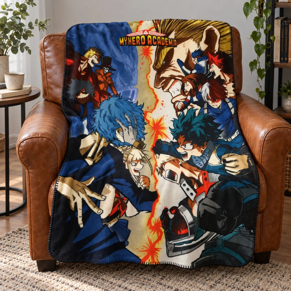 My Hero Academia Kinder Fleecedecke leichte Kuscheldecke 100x140 cm - WS-Trend.de