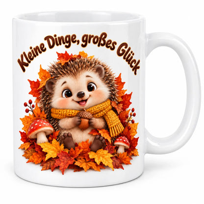 WS-Trend Herbst Tasse Igel mit Spruch Keramik 330 ml - WS-Trend.de
