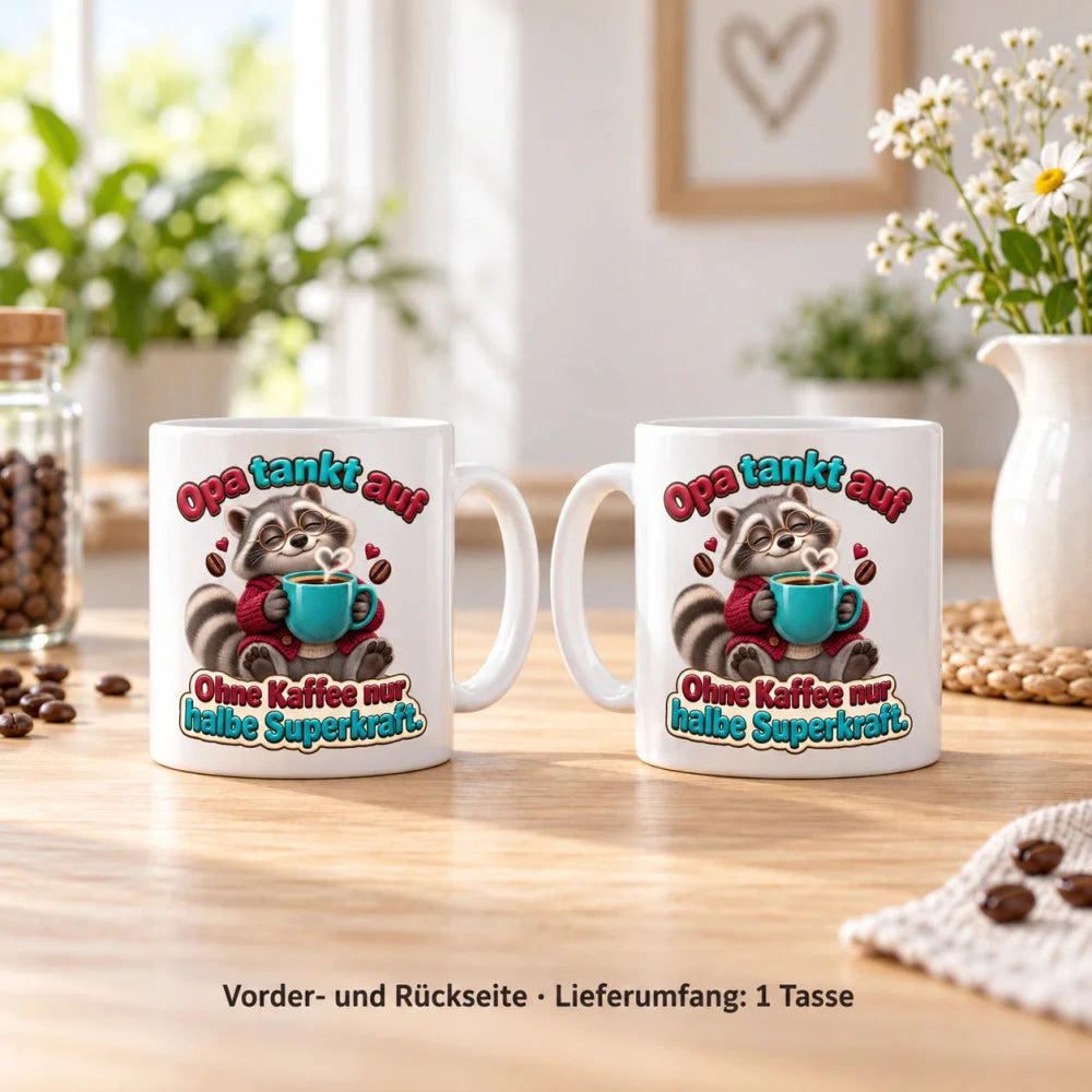WS-Trend Kaffeeopa Tasse Keramik 330 ml Geschenkidee für den Großvater - WS-Trend.de